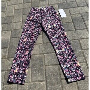 calia by carrie underwood Balance Crossover Capri floral Colorful NWT $65 XS